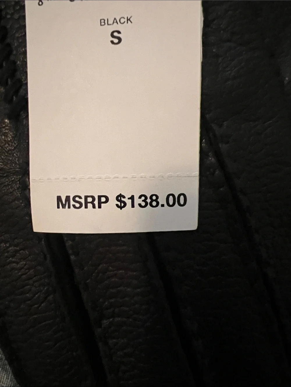 Polo by Ralph Lauren Black Leather Womens Gloves